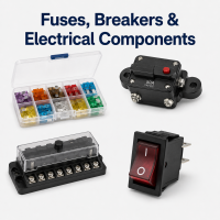 Fuses, Breakers & Electrical Components