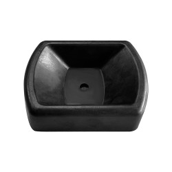 COAST RV 150mm Rubber Jockey Wheel Receiver — genuine Coast RV product