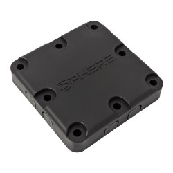 SPHERE Multiple Cable Entry Cover Plate. Black