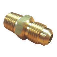 SAE MALE x BSP TAPERED MALE UNION 5/16" x 1/4"