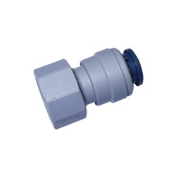 JG FEMALE PLASTIC CONNECTOR FOR 12MM x 1/2FBSP
