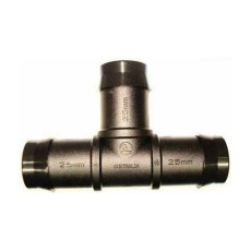 Plastic Barbed Tee 25MM