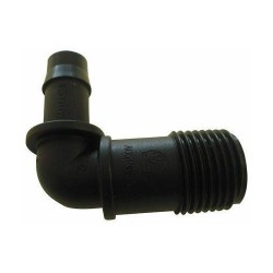 THREADED ELBOW 13MM BARBED x 1/2" BSP MALE