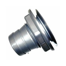 Plastic Grey 25MM Waste Outlet Straight C/w Grey Nut