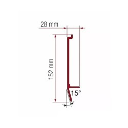 Fiamma F45 Awning U-Bracket - 15°