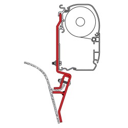 FIAMMA AWN VWT2/T3 FITTING BRACKETS FOR F45 — genuine Fiamma part