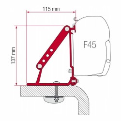 FIAMMA F45 KIT ROOF ADAPTER — genuine Fiamma part
