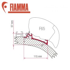 FIAMMA F65 ADAPTER CARTHAGO CHIC 400 — genuine Fiamma part