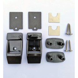 FIAMMA LEG WALL BRACKET KIT FOR F45 AWN DEEP BLACK — genuine Fiamma part