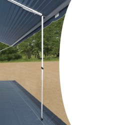 CAREFREE RAFTER W/GROUND SUPPORT. 902865WHT/ (old 902868WHT) — genuine Carefree part