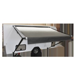 Carefree 16Ft - FIESTA Triple BLACK Shale Fade Awning - NO LED - No Arms — genuine Carefree part