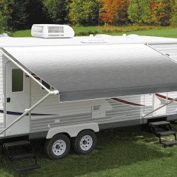 Carefree 18' Eclipse 12V Silver Shale Fade Awning — genuine Carefree part