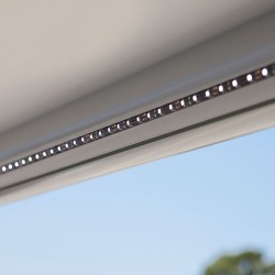 Carefree 13ft LED Silver Shale Fade Roll Out Awning (No Arms) — genuine Carefree part