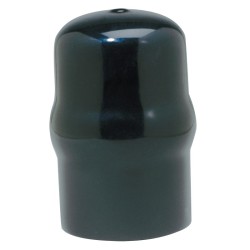 BLACK SOFT PVC TOW BALL COVER T/S 50MM + 1-7/8" TOW BALL — genuine Coast RV part
