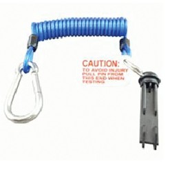 BREAKAWAY COIL CABLE W/H PIN AND RELEASE CLIP — genuine Coast RV part