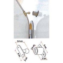 FIAMMA DOOR HOLDER GREY — genuine Fiamma product