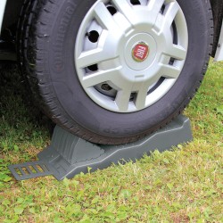 FIAMMA LEVEL-UP "PLUS" RAMPS 2PCS GREY — genuine Fiamma product