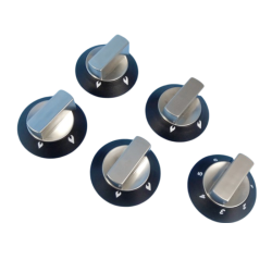 THETFORD Cooker Spare - Straight Knobs Chrome (5pc)