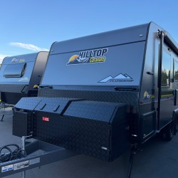 Hilltop Feathertop 19’6” twin-axle caravan with Cafe seating