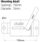 Alko Clamp Only Bolt-On T/S Jockey Wheel