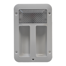 Assist Handle w/ 12V LED Light WHT ABS