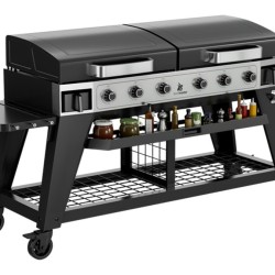 Beefmaster 6 Burner Gas Griddle BBQ
