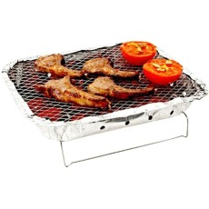 Billabong Disposable Charcoal BBQ with Wire Stand
