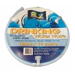 BLUE NON TOXIC REINFORCED WATER HOSE 12MM x 10M ROLL
