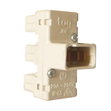 Cms 3 Way Adaptor Beige