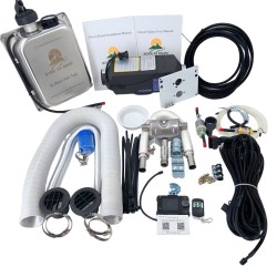 Born to Roam 2kW Bluetooth diesel heater full kit with 5L stainless steel fuel tank