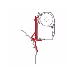 FIAMMA AWN VWT4 FITTING BRACKETS FOR F45 — genuine Fiamma part