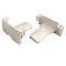 CAREFREE Altitude Parts (16.) - White Lower Wire Cover — genuine Carefree part