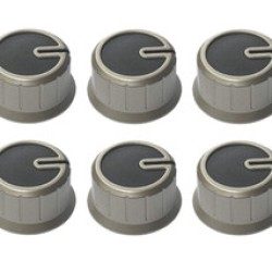 Thetford Saturn Grill+hob Knobs T/s All Black Night Spinflo Units