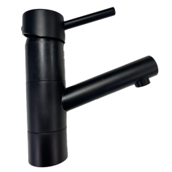 Coast BLACK High Rise Sink Mixer W/13cm Spout. au-8893B-10xss