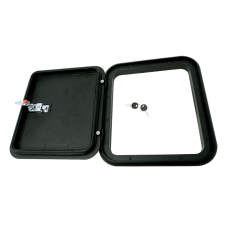 COAST DOOR 1 - Black 399 x 349 (M500-200) - with BLK Lock
