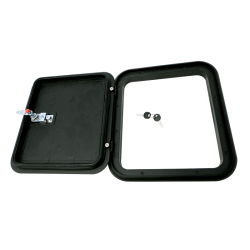COAST DOOR 1 - Black 399 x 349 (M500-200) - with BLK Lock