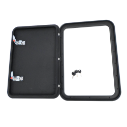 COAST DOOR 3 - Black 415 x 581 (M500-220) - with BLK Locks