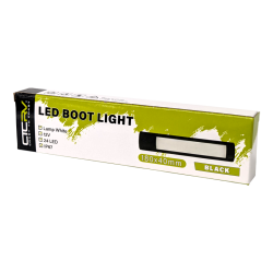 COAST RV 12V LED Boot Light - Black 180mm x 40mm - IP67, 140 Lumens