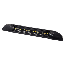 COAST RV 200mm Black Slimline Awning (General) LED Light - IP67 Amber & Std