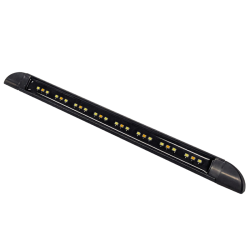 COAST RV 350mm Black Slimline Awning (General) LED Light - IP67 Amber & Std