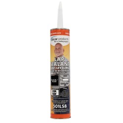 DICOR BLACK LAP SEALANT FOR RUBBER ROOFS - SELF-LEVELLING 11oz/311g CARTRIDGE