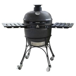 Firehawk Kamado 22" (56cm) Ceramic Charcoal BBQ - Grey