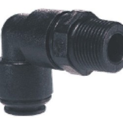 Jg 12MM Plastic Swivel Elbow Male 1/2" Bspt