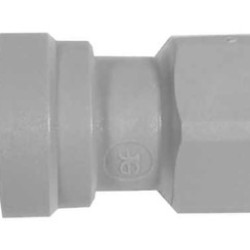 JG FEMALE PLASTIC CONNECTOR FOR 12MM x 3/8 FBSP SHALLOW THREAD