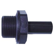 JG PLASTIC 12MM x 1/2" BSP STRAIGHT MALE STEM ADAPTOR