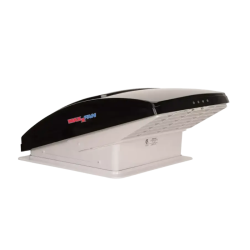 Maxxfan Deluxe - Smoke Rain Dome, T/Stat, Power Lift and Remote. 400x400mm. 00-07500Ki40A