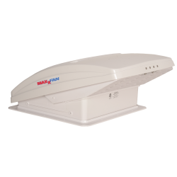 Maxxfan Deluxe with Rain Dome,T/Stat, Power Lift and Remote .356mm x 356mm