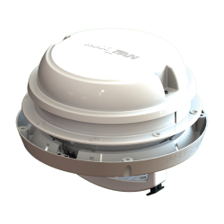 Maxxfan Dome Plus with LED & Sleeve - White