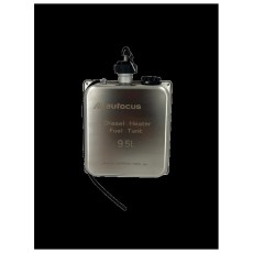 AUFocus 9.5L Stainless Diesel Fuel Tank with Gauge