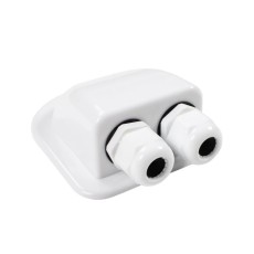 Double roof cable entry